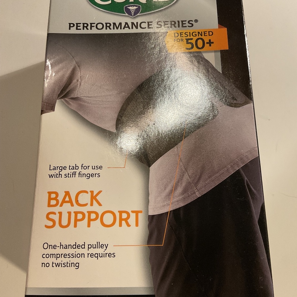 New Curad Back Brace